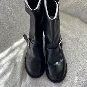 Xelement black moto boots